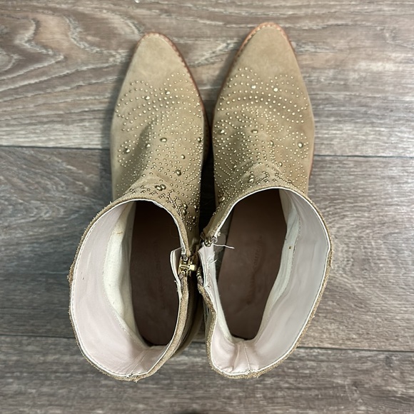 Zara suede western boots with studs , sz 37/ 7 - Picture 2 of 6